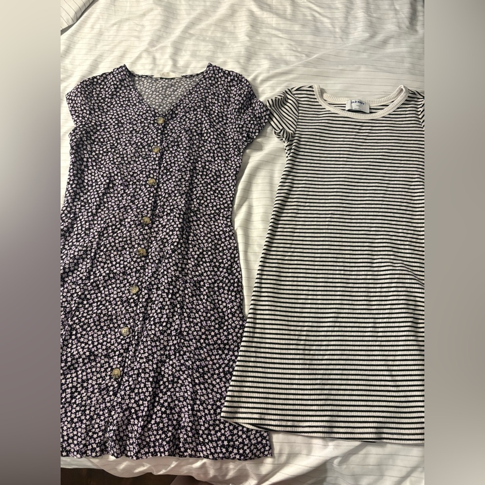 Old navy and H&M Floral and Striped Dresses